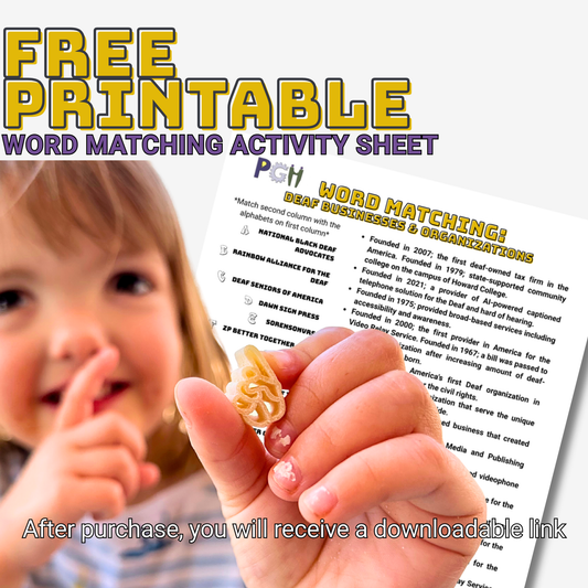 16 oz | 1-3-5 American Sign Language Handshaped Pasta