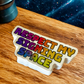 Respect My Signing Space (Rainbow Edition) Sticker