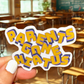 Parents Gone Hiatus Retro Sticker