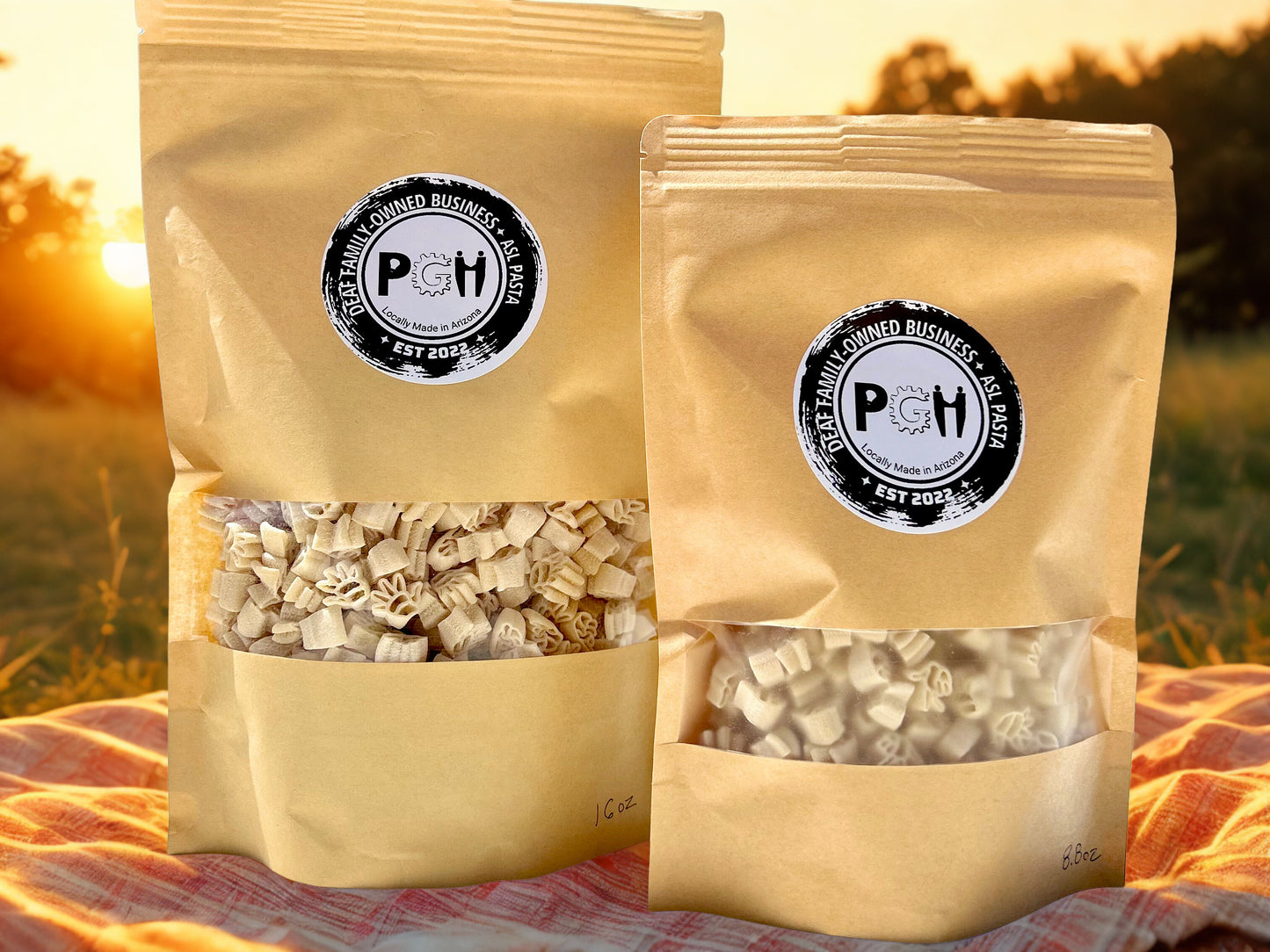 BUNDLE DEAL — 16 oz ASL Pasta + 2 Seasonings + FREE Sticker (Bestseller!)