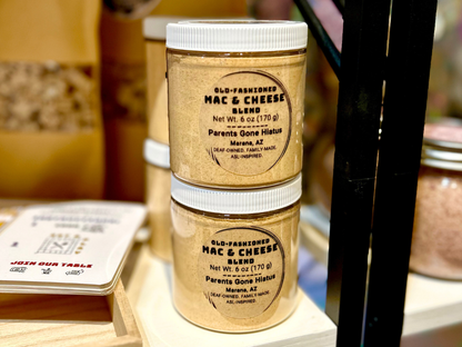 Parents Gone Hiatus old-fashioned mac and cheese seasoning jar, 6 oz, perfect for enhancing pasta dishes