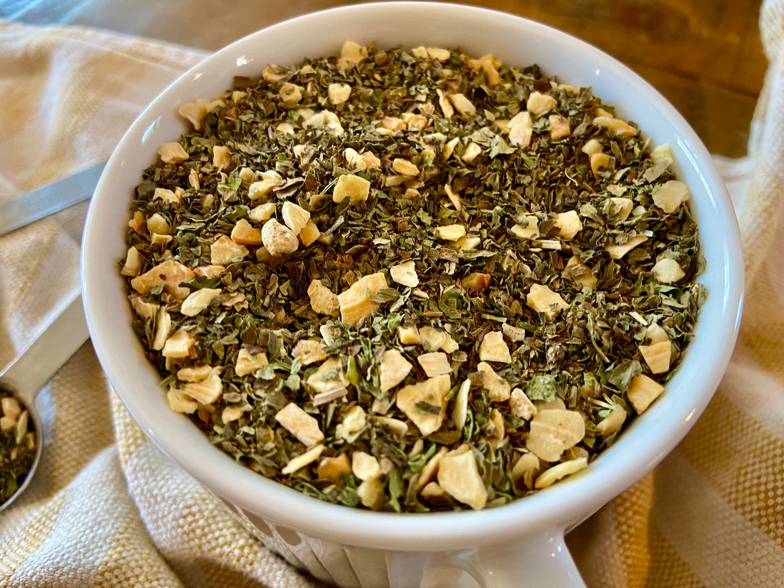 ASL pasta bundle deal with a bowl of dried herbs and spices for flavorful dishes